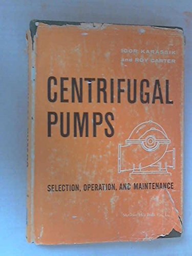 9780070333598: Centrifugal Pumps