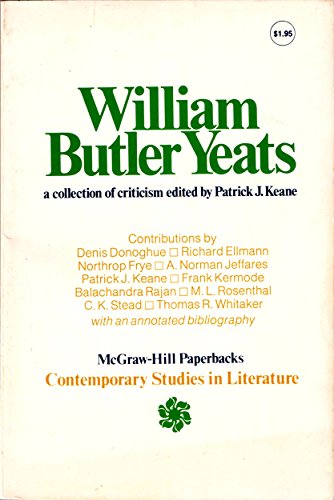 Stock image for William Butler Yeats: A Collection of Criticism (Contemporary studies in literature) for sale by Dunaway Books