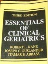 Beispielbild fr Essentials of Clinical Geriatrics zum Verkauf von Wonder Book