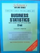 Imagen de archivo de Schaum's Outline of Theory and Problems of Business Statistics (Schaum's Outline Series) a la venta por HPB-Red