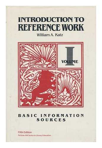 Stock image for Introduction to Reference Work: Volume I Basic Information Sources (Fifth Edition) for sale by gearbooks