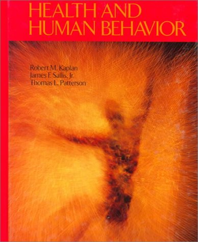 Imagen de archivo de Health and Human Behavior a la venta por Better World Books