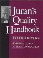 Stock image for Jurans Quality Handbook for sale by Goodwill