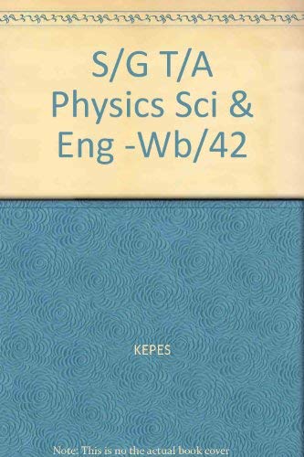 Stock image for Workbook to Accompany Bueche: Introduction to Physics for Scientists and Engineers for sale by Solr Books