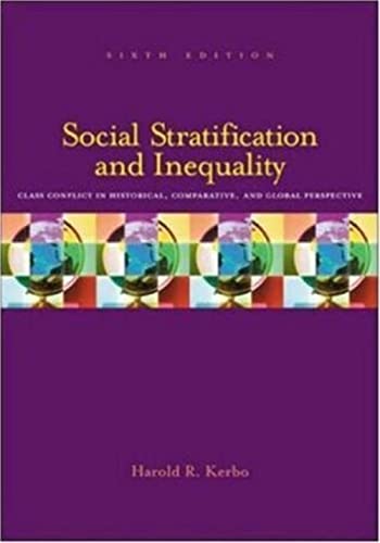 Beispielbild fr Social Stratification and Inequality zum Verkauf von Better World Books