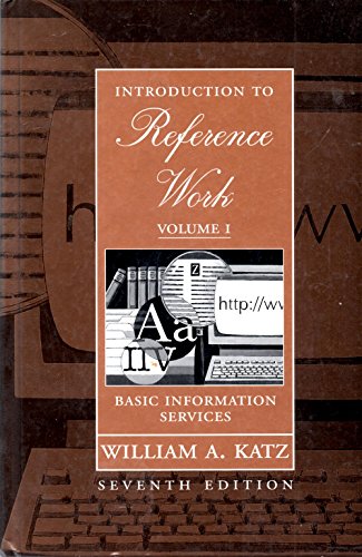 Beispielbild fr Introduction to Reference Work: v. 1 zum Verkauf von AwesomeBooks