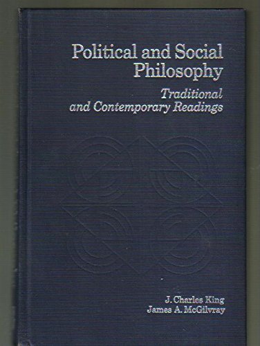 Beispielbild fr Political and social philosophy;: Traditional and contemporary readings zum Verkauf von Wonder Book