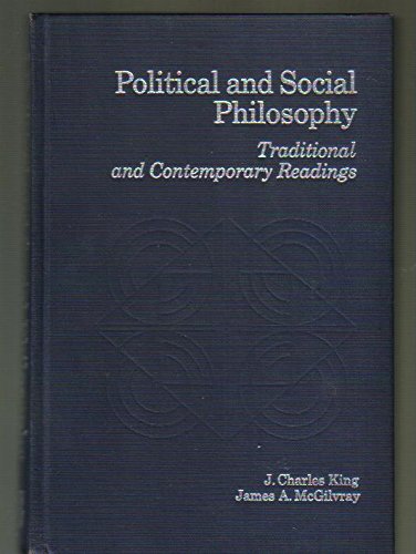 Imagen de archivo de Political and social philosophy;: Traditional and contemporary readings a la venta por Jenson Books Inc