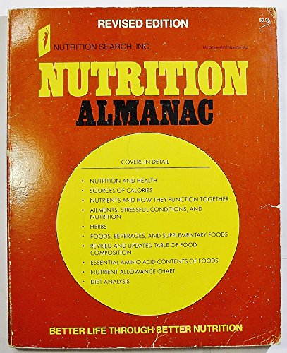 Beispielbild fr NUTRITION ALMANAC: Nutrition Search Inc zum Verkauf von Occultique