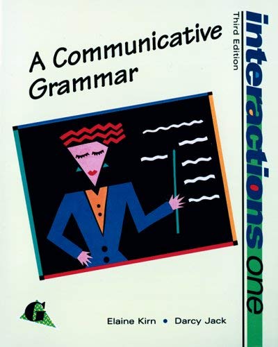 Beispielbild fr A Communicative Grammar (Stage I) (Interactions) zum Verkauf von AwesomeBooks