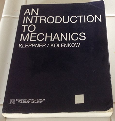 9780070350489: An Introduction To Mechanics