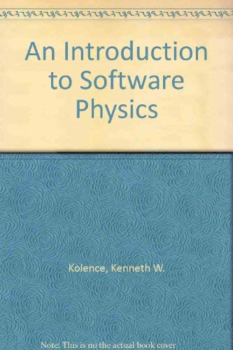 9780070352476: Introduction to Software Physics