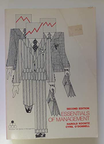 Imagen de archivo de Essentials of Management (McGraw-Hill Series in Management) a la venta por Wonder Book