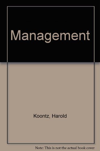 9780070353770: Management (McGraw-Hill Series in Management)