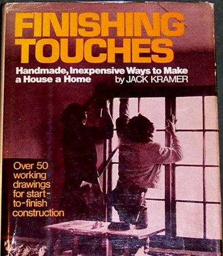 Stock image for Finishing touches: Handmade, inexpensive ways to make a house a home for sale by Wonder Book
