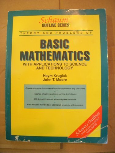 9780070355514: Schaum's Outline of Basic Applied Mathematics (Schaum's Outline S.)