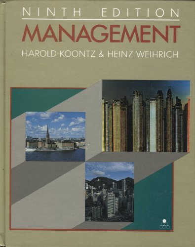 9780070355521: Management (MCGRAW HILL SERIES IN MANAGEMENT)