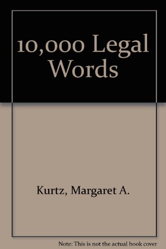 9780070356450: 10,000 Legal Words