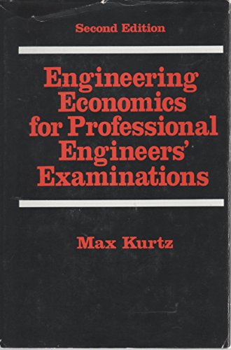 9780070356757: Engineering Economics for Professional Engineers' Examinations