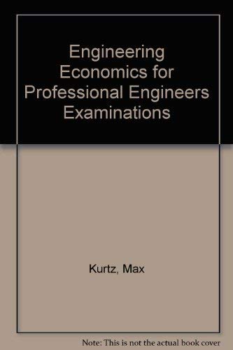 9780070356818: Engineering Economics for Professional Engineers Examinations