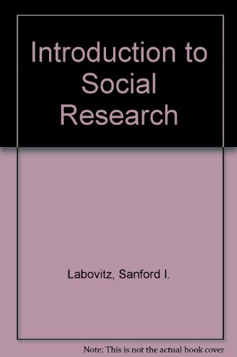 9780070357365: Introduction to Social Research