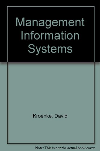 Stock image for Management Information Systems for sale by BookHolders
