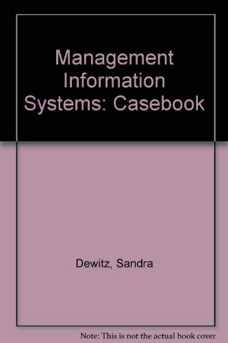 Stock image for Casebook for Mis, Solving Business Problems With PC Software for sale by Mispah books