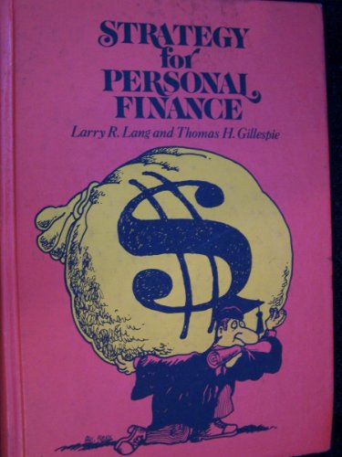 Imagen de archivo de Strategy for Personal Finance a la venta por Better World Books