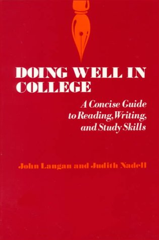 Stock image for Doing Well in College: A Concise Guide to Reading, Writing, and Study Skills for sale by ThriftBooks-Atlanta