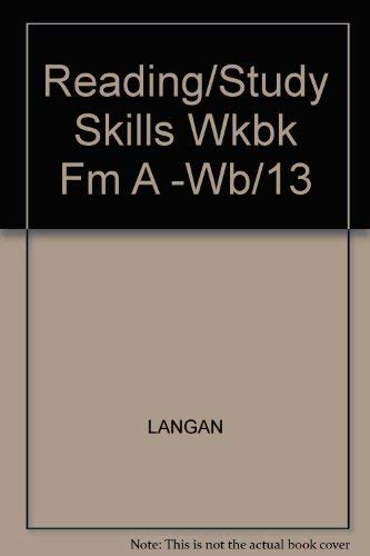 9780070362635: Reading/Study Skills Wkbk Fm A -Wb/13