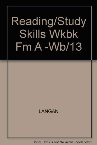 Reading and Study Skills (9780070362635) by Langan, John