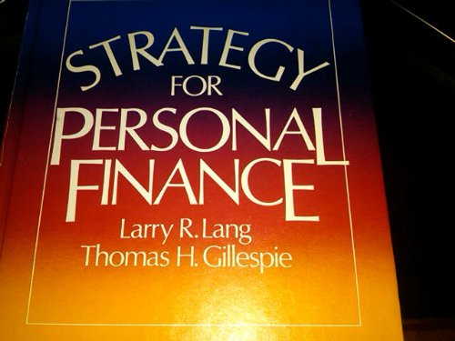 9780070362819: Strategy for Personal Finance