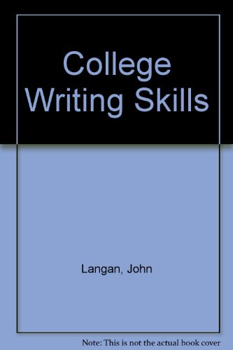 Stock image for College writing skills, with readings for sale by Nealsbooks