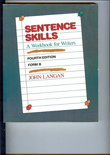 Stock image for Sentence Skills: A Workbook for Writers, Form B for sale by HPB-Red