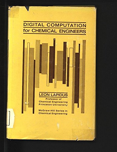 9780070363588: Digital Computation for Chemical Engineers