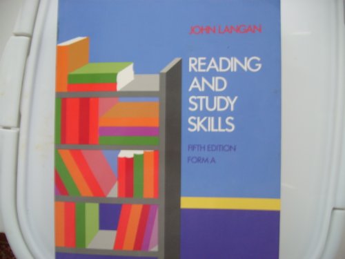 Stock image for Reading and Study Skills : A Workbook for Writers, Form A for sale by Better World Books: West