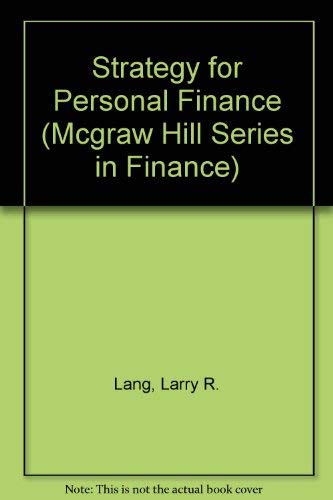 9780070364004: Strategy for Personal Finance