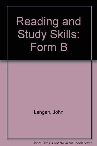 Stock image for Reading and Study Skills, Form B for sale by Better World Books