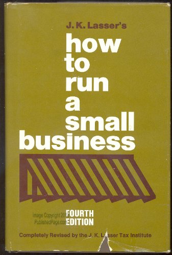 How to run a small business (9780070365650) by J.K. Lasser
