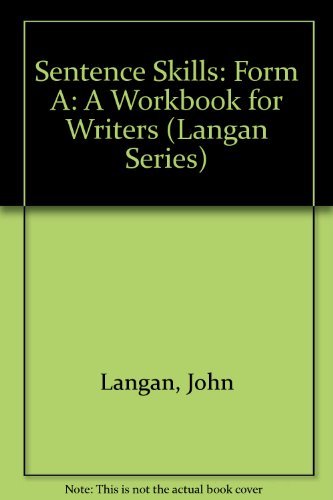 Stock image for Sentence Skills: A Workbook for Writers: Form A; 6th Edition for sale by a2zbooks