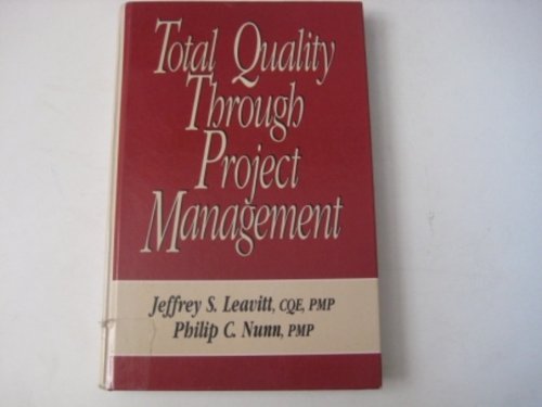 Stock image for Total Quality Through Project Management for sale by Better World Books