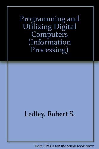 Stock image for Programming and Utilizing Digital Computers for sale by Zubal-Books, Since 1961