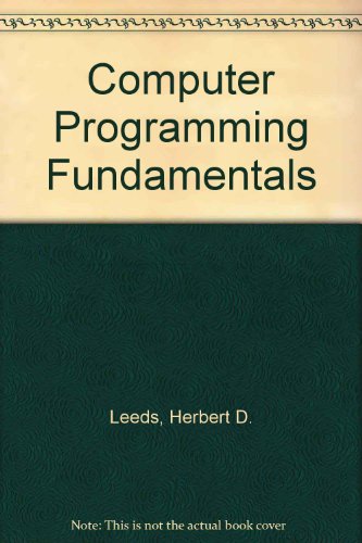 9780070369948: Computer Programming Fundamentals