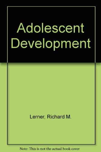 Imagen de archivo de Adolescent Development a la venta por Better World Books