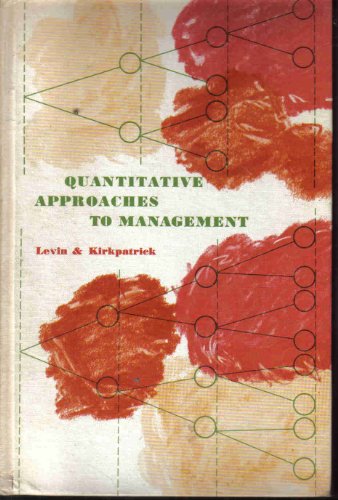 9780070373709: Quantitative approaches to management