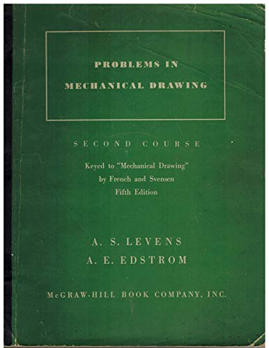 9780070374409: Problems in mechanical drawing: keyed to mechanical drawing by French, Svense...