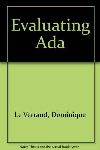 9780070374478: Evaluating Ada (English and French Edition)