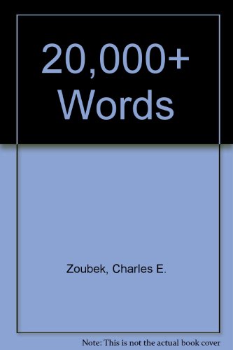 Beispielbild fr 20,000+ Words zum Verkauf von Idaho Youth Ranch Books