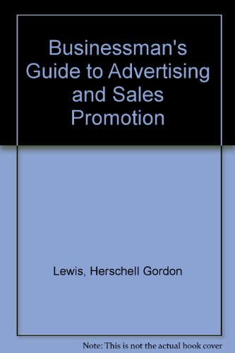 9780070375260: Businessman's Guide to Advertising and Sales Promotion