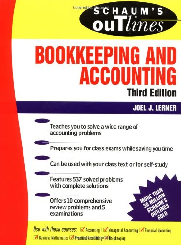9780070375932: Schaum's Outline of Bookkeeping and Accounting